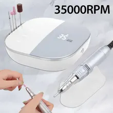 New Design Nail Drill 35000 RPM Electric Nail File HD Display Metal Manicre Machine for Manicure Pen Equipment Nail Sander lathe