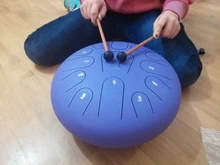 Drum Padded-Drum-Bag Meditation Mallets Steel Yoga 12inch Brand 13-Tone with Pair of