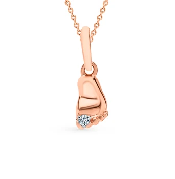 

Gold pendant with diamonds sunlight sample 585
