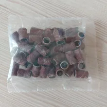 100/50pc lijado de bandas de manicura máquina 180/120/80 Grit uña taladro broca de pulido archivos pedicura herramienta BEND261
