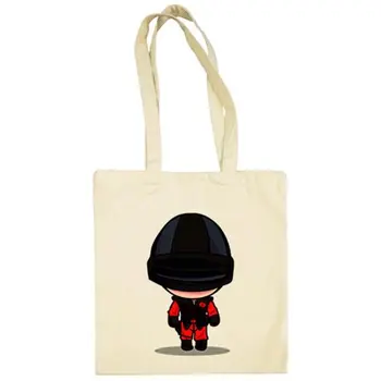 

Cloth bag Chibi Kawaii Soldier with helmet spoof V the Visitors