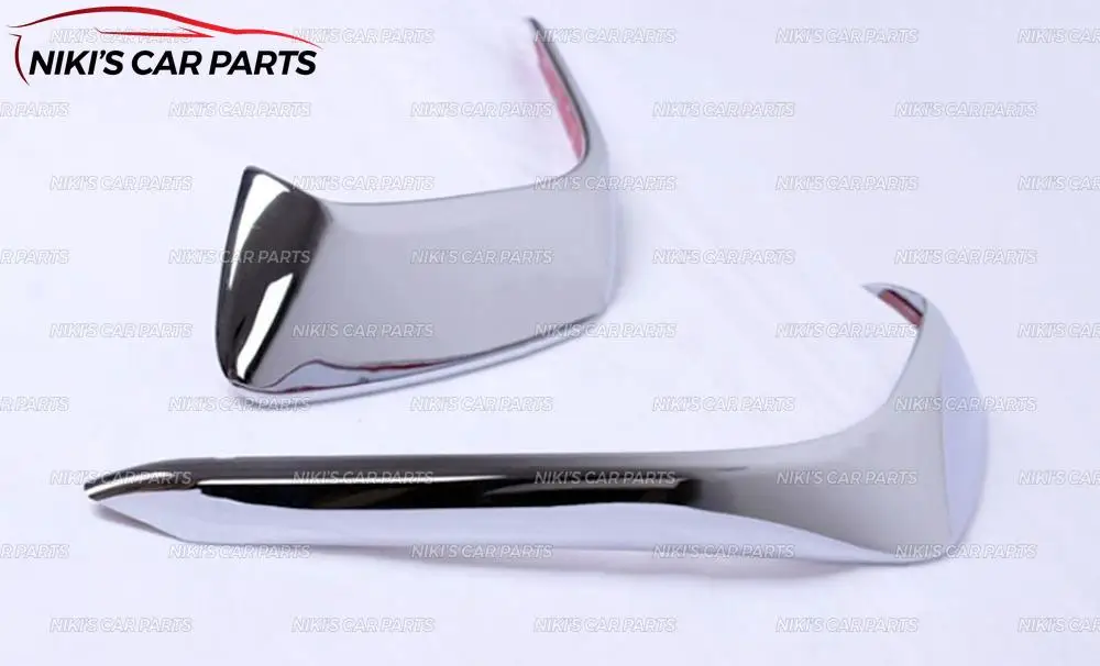 Накладки полоски на передние противотуманные фары для Mazda 6 2013- ABS пластик хром 2 шт. литье украшение Тюнинг Автомобиля