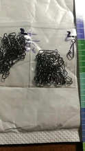 JACKFISH-conector de pesca de acero inoxidable, gancho de pesca en mar, rodamiento giratorio, 50 unids/lote