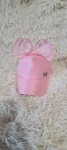 Mesh-Cap Snapback Sun-Hat Spring Rabbit-Ear Girls Kids Children Cute Summer Pearl Big-Bow