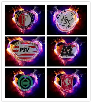 

DIY 5D Square&round Full Diamond Twente AJAX PSV Alkmaar logo Diamond Painting Cross Stitch Diamonds Embroidery Home Decoration