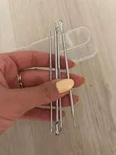 4 unids/set Blackhead Comedone acné grano herramienta removedor de la espinilla cuchara agujas Facial limpiador de poros para herramienta para cuidado de la piel Facial