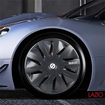 

SPC1690GR-gray lazio hubcaps 16 "4pcs SPARCO