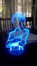 Table-Lamp Light Cool Ackerman-Figure Night-Light Titan Attack Acrylic Home-Room-Decor
