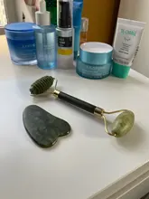 Cara Natural masajeador Guasha Jade rodillo raspador de herramientas de cuidado para la piel Facial de masaje Microniddle limpiador Facial cuidado de la piel
