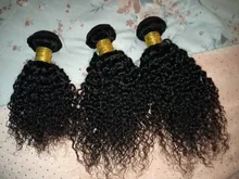 EMOL malayo Pelo Rizado mechones 100% mechones de cabello humano postizo mechones 3/4 piezas no Remy extensiones de cabello humano rizado