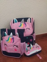 Los niños 3D de dibujos animados bolsa de la Escuela para niñas ortopédicos mochila niños Grado 1-3-6-mochila de moda primaria impermeable mochila saco