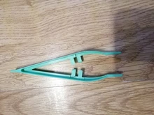 New Reptile Feeding Tweezers Clamp Pliers Plastic Feeder Clip Non Slip Terrarium D08F