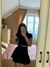 Vestido corto plisado de cintura alta para niñas, falda de tenis, uniforme con pantalones cortos interiores, ropa interior para bádminton, animadora