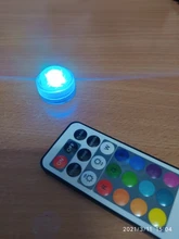 Vase-Bowl Submersible Light Party-Decoration Night-Lamp Battery-Operated Remote-Controlled