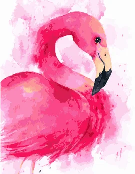

Painting by numbers PK 30005 pink flamingo 40*50 exclusive