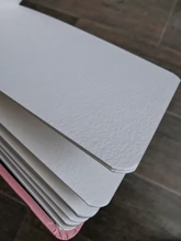 MAIRTINI-Libro de acuarelas de cuero de 300GMS, papel de acuarela de grano fino de algodón mezclado, suministros de Arte de bolsillo pintados a mano, A6