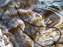 Gargantilla con cuerda de Cuero de goma negra, collar con broche de langosta de Plata de Ley 925, Conector de hebilla, cordón, accesorios de joyería DIY