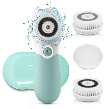 

With 3 Exfoliating Brush Heads 360 Rotary Facial Cleansing Brush