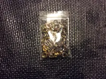 50-200 unids/lote 4 6 8 10 12 mm saltar anillos dobles lazos Color oro conectores de anillos partidos para suministros de fabricación de la joyería DiY