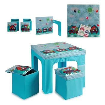 

Child's Table Set and Basket Gift Decor (60 x 48 x 60 cm)