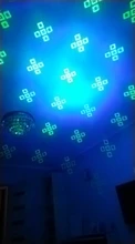 Light DJ Dj-Lamp Stage-Projector Led Laser Rgb Disco Wedding Birthday-Party Blue Rechargeable
