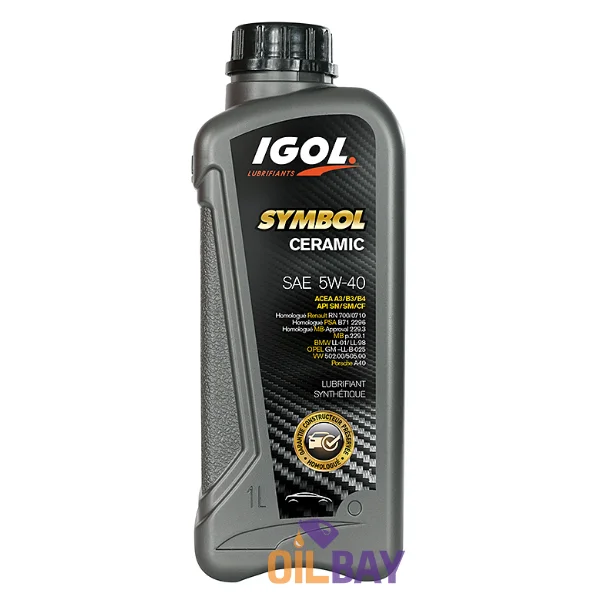 1 литр Igol Symbol Ceramic 5W-40 1л/4л/5л - Цвет: 1 литр