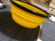 Silicone Bowl Puppy-Food-Container-Feeder Dog-Pet Folding Travel Collapsible Outdoor