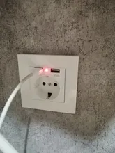 Eu-Power-Socket-Socket Pc-Panel Wall SRAN 250V Smart Dual Home-16a with USB for 5V 2A