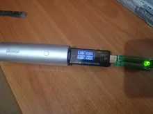 Mini resistencia de carga de descarga USB, 2A/1A con interruptor 1A, led verde, 2A, led rojo