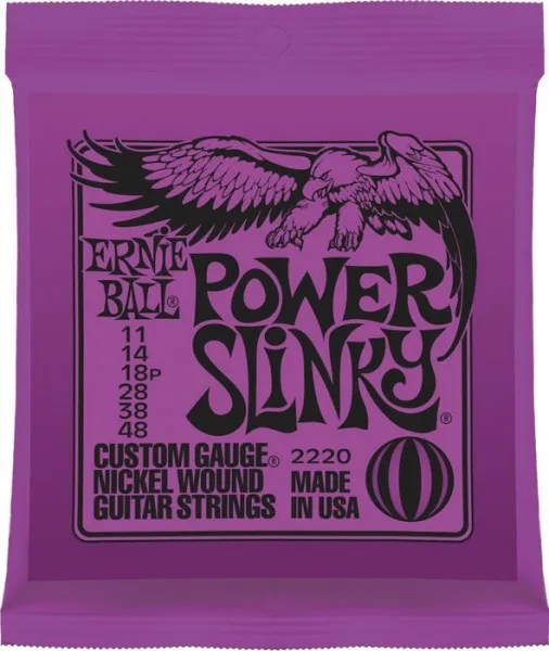 ERNIE BALL 2220 POWER SLINKY - (11-14-18p-28-38-48) | Спорт и развлечения