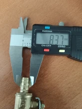 Pipe-Fittings Valve Ball Hose Barb Inline Water-Oil Brass Shutoff 6mm-12mm Air-Gas