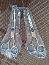 YBLNTEK-Tijeras profesionales de peluquería, 6 pulgadas, para cortar Cabello, herramienta de estilismo, cizalla de peluquería