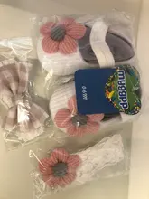 FOCUSNORM-zapatos de cuna para bebés recién nacidos, gancho con forma de flor de algodón, corcho suave, 6 colores + diadema