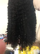 Peluca rizada mongol 3B 3C para mujeres negras cabello humano Afro rizado, pieza en U, corte de Bob corto, Belleza