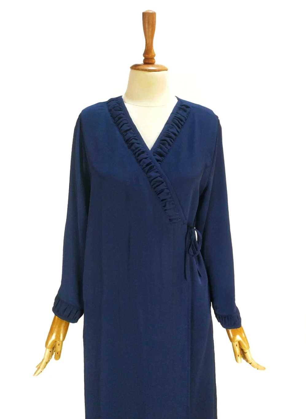 Dress Abaya Islamic Muslim Full Cover, Side Knotted, Double-Breasted Prayer, Women's Clothing Practical Negligee, Turkey Ramadan