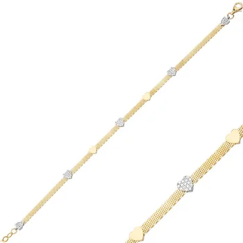 

Heart Imported Gold Bracelet 04-450-1000185