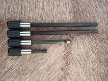 Screwdriver Extension-Bar Magnetic-Bit-Holder Adjustable Quick-Release Hex Shank 60mm 100mm