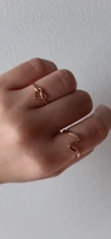Anillos de ondas de mar de diseño Simple para mujer, sortija de aleación de Surf de mar, Color oro rosa y plata, joyería para dedo para mujer, regalo de surfista