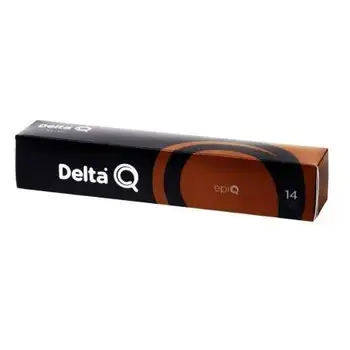 

Box of 10 coffee capsules Delta Epiq intensity 14 Compati Pae coffee maker generic