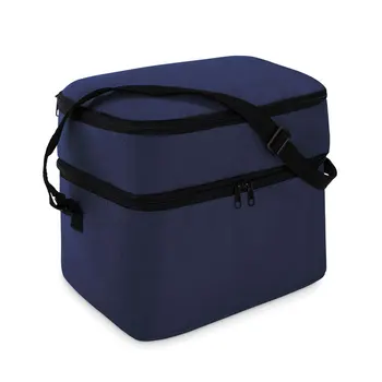 

Lot 3 PCs cooler Bag 2 compartments Case Blue, Measures 30X20X25CM