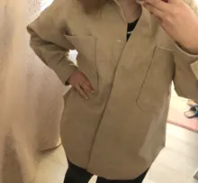 Outwear Jackets Long-Coats Camel ZXQJ Woolen Girls Chic Elegant Spring-Autumn Vintage Women