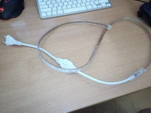 Tira de luces LED impermeable para exteriores, tira de luces LED SMD 2835, 1M, 2M, 5M, 10M, 20M, 25M, 220V, Flexible, color blanco cálido