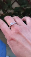 De alta calidad de Color de plata diamantes de imitación incrustaciones anillos para mujer anillo de boda regalo compromiso para mujeres envío gratuito
