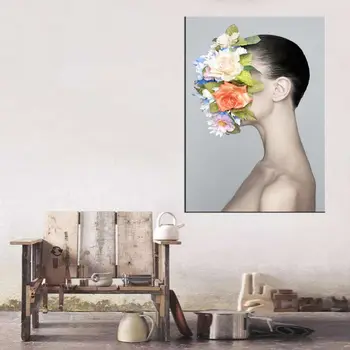 

Decorative Girl Canvas Table