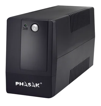

PHASAK ,PH 9408, 800VA, 480 W, interactive SAI, 2XSCHUKO, interactive/PSEUDO-sine wave, surge protection, discharge,