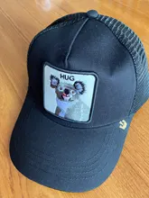 Nuevo Original de Goorin hermanos verano casquillo del camionero de malla snapback gorros de hip hop para hombres bordado Animal gorra de béisbol