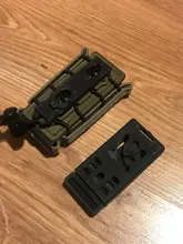 Bolsa de revista táctica Molle para Ar15 M4 5,56 7,62 9mm escorpión rápido Mag de liberación rápida Mag TPR funda con cubierta caja de engranaje de caza