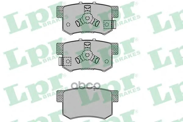 Колодки Тормозные Honda Accord 2.0-2.4 Акпп 08-/Cr-V Ii 02-06/Fr-V 05- Задние Lpr 05p1404 Lpr арт. 05P1404