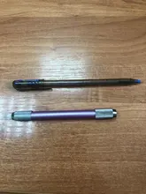 Extensor de lápiz de Color de doble cabeza de Metal, soporte ajustable para bocetos, escuela, oficina, pintura, suministros de arte, herramienta de escritura