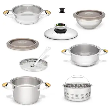

Set tableware Zepter Юниор-Z (color of handles: Anthracite), 316L steel, color handle anthracite
